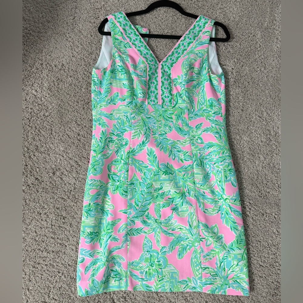 Lilly Pulitzer Mandevilla Baby Pink Sand Paradise Woven Dress